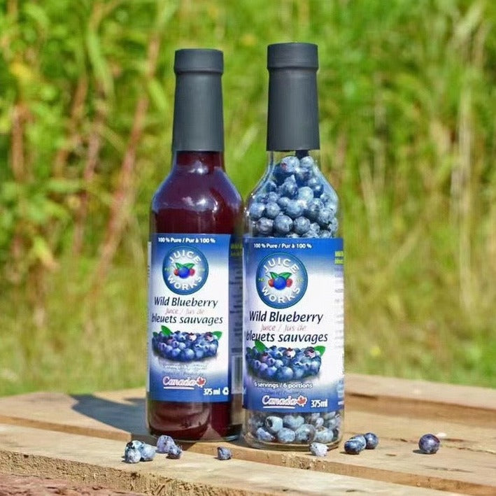 【JUICE WORKS】野藍莓汁375ml*12