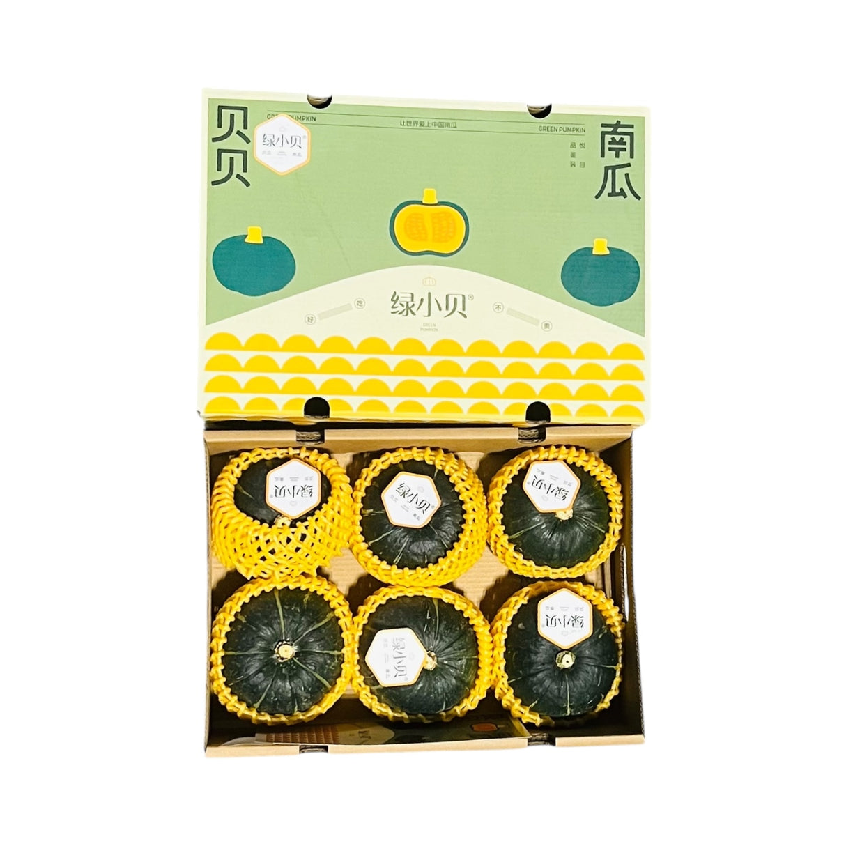 【綠色小貝】貝貝南瓜1箱6個