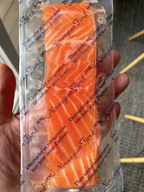❄️【GO BOX】Sushi-grade Norwegian salmon 6oz*4