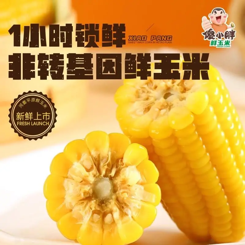 【Sha Xiaopang】Fragrant and glutinous corn gift box 200g*10 pieces