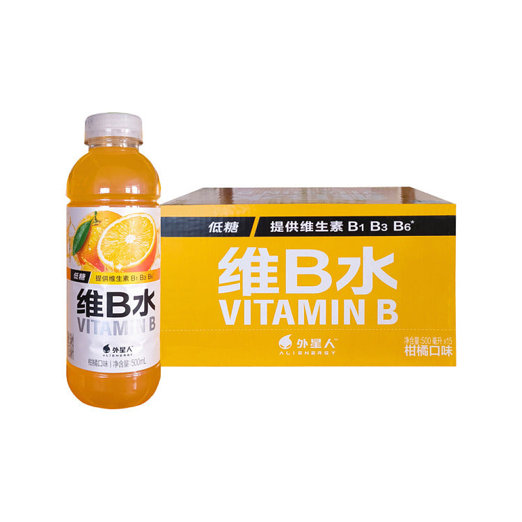 【元气森林】外星人 维B水 低糖 柑橘味 500ml*15