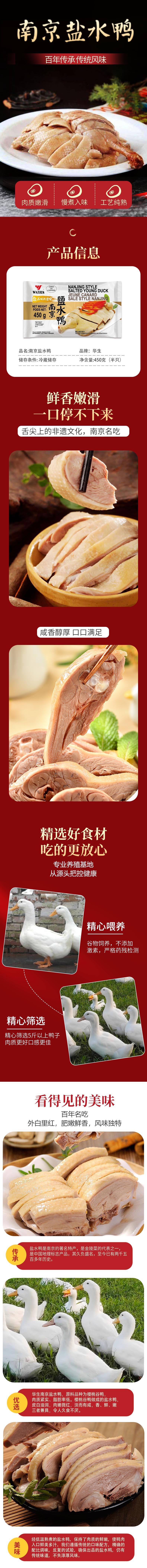 ❄️【WATSON】Nanjing Salted Duck 450g*2