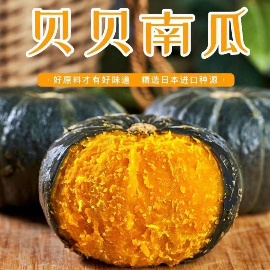 【綠色小貝】貝貝南瓜1箱6個