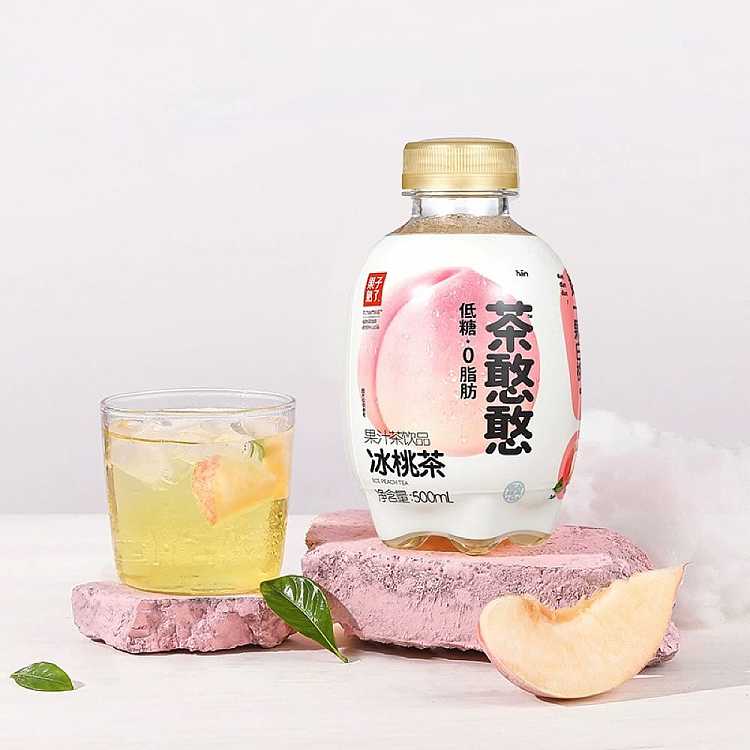 【果子熟了】茶憨憨 冰桃茶 果汁茶饮品 500ml*12