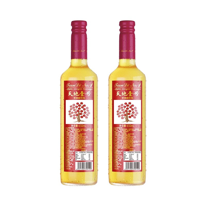 【Tian Di Yi Hao】Apple Cider Vinegar Drink Gift Box 650ml*4