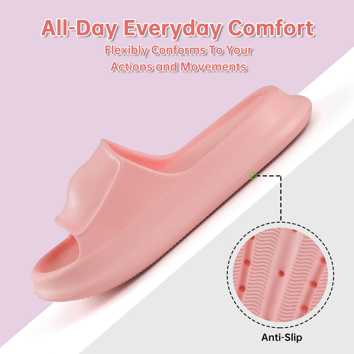 【MILTY】Buy 1 get 1 free for 2 pairs of Yunbu thick slippers