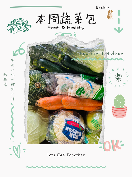 【TRULY FRESH】5 types of standard vegetable bags