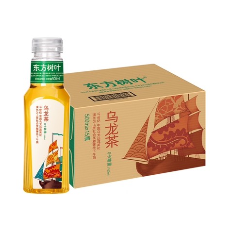【农夫山泉】东方树叶 无糖乌龙茶  500ml*15