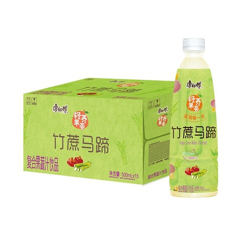 【康师傅】竹蔗马蹄果蔬汁 500ml*15