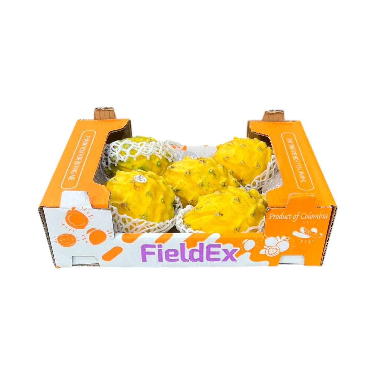 【Colombia】Air Freight Yellow Dragon Fruit 1 Box 2.5kg