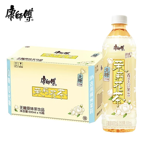 【Master Kong】Sugar-free jasmine tea 500ml*15