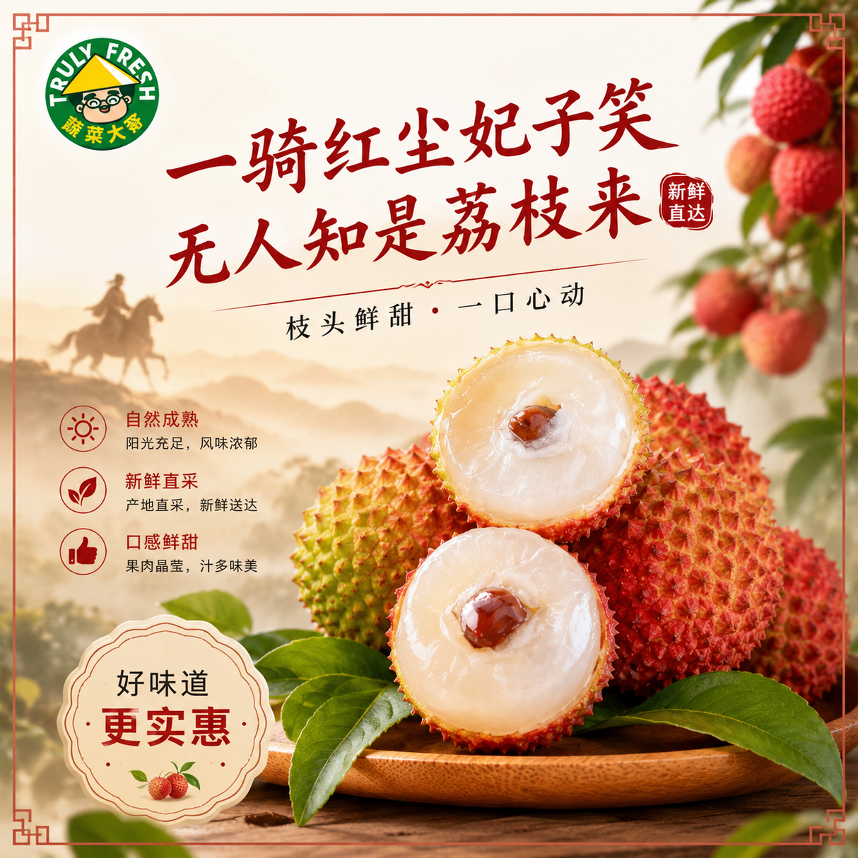 【China】Feizixiao Lychee 3 pounds