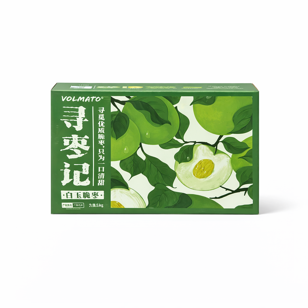 【VOLMATO】白玉脆枣礼盒(牛奶枣) 1盒2.5公斤