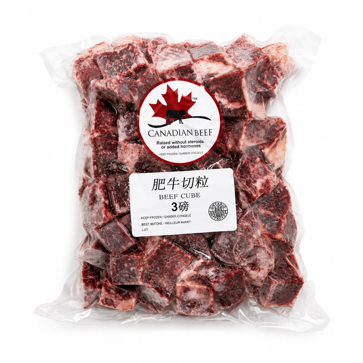 ❄️【CANADIAN BEEF】全自然肥牛切粒