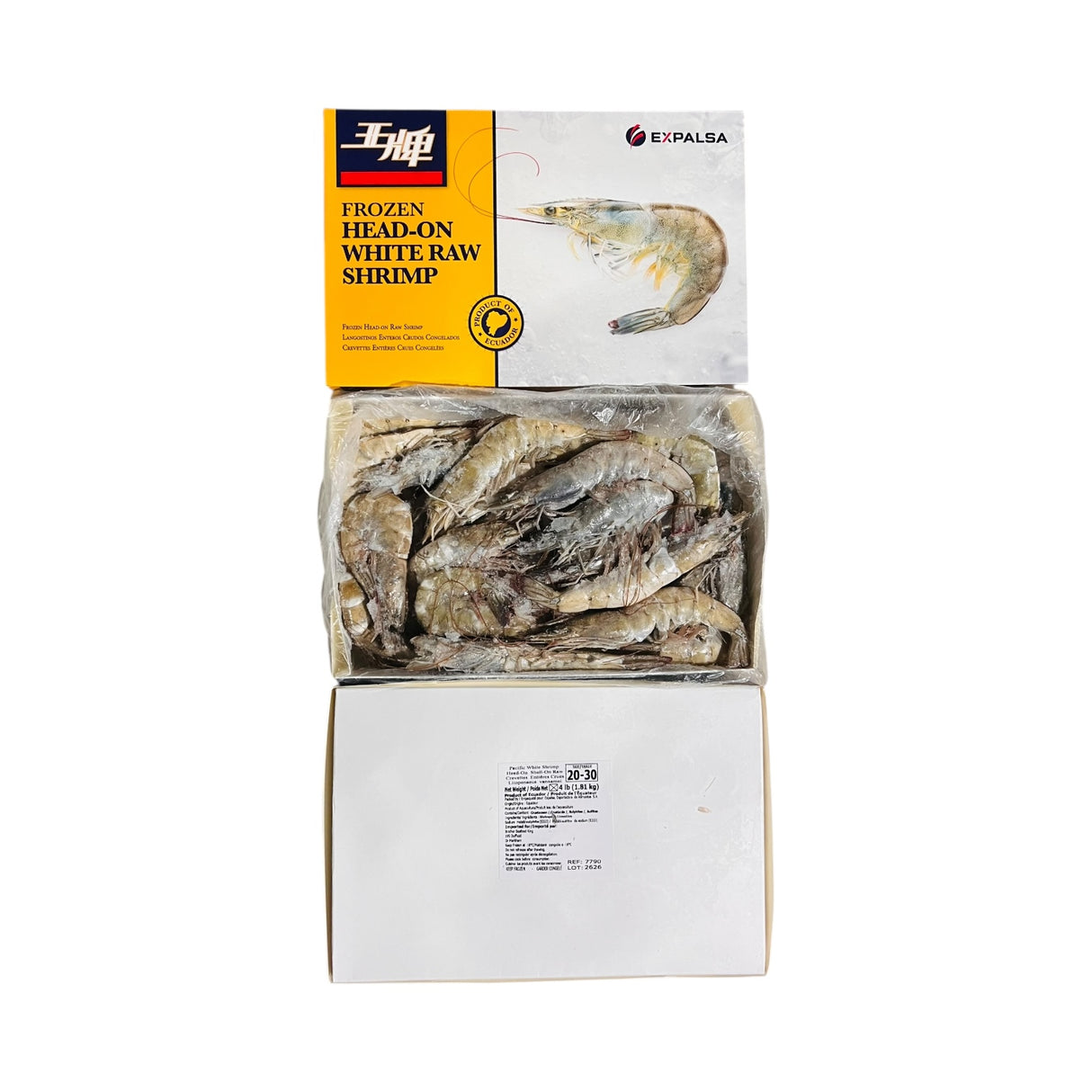 ❄️【王牌】单冻白虾 20/30