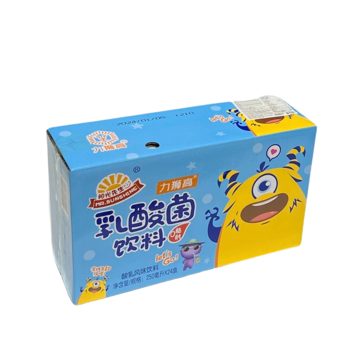 【Mr. Sunshine】Lactic acid bacteria drink 250ml*24 boxes