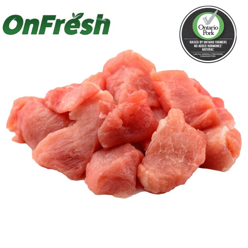 ❄️【ON FRESH】All-natural pork tenderloin cubes