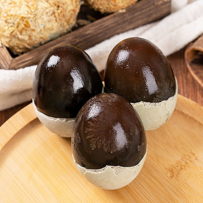 【Lotus Fragrance】20 Preserved Eggs Wrapped in Mud