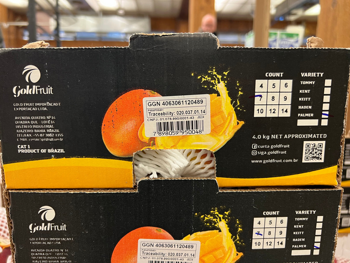 【GOLDFRUIT】Air Freight Palmer Mango 1 Box 4kg