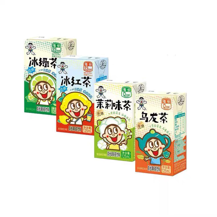 【Wangzai】Iced black tea in paper box 125ml*36