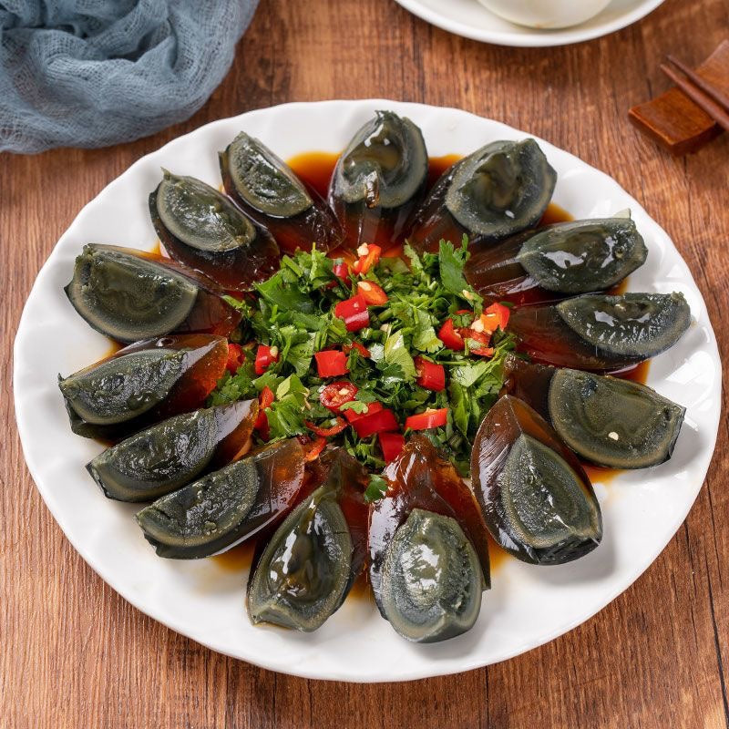 【Lotus Fragrance】20 Preserved Eggs Wrapped in Mud