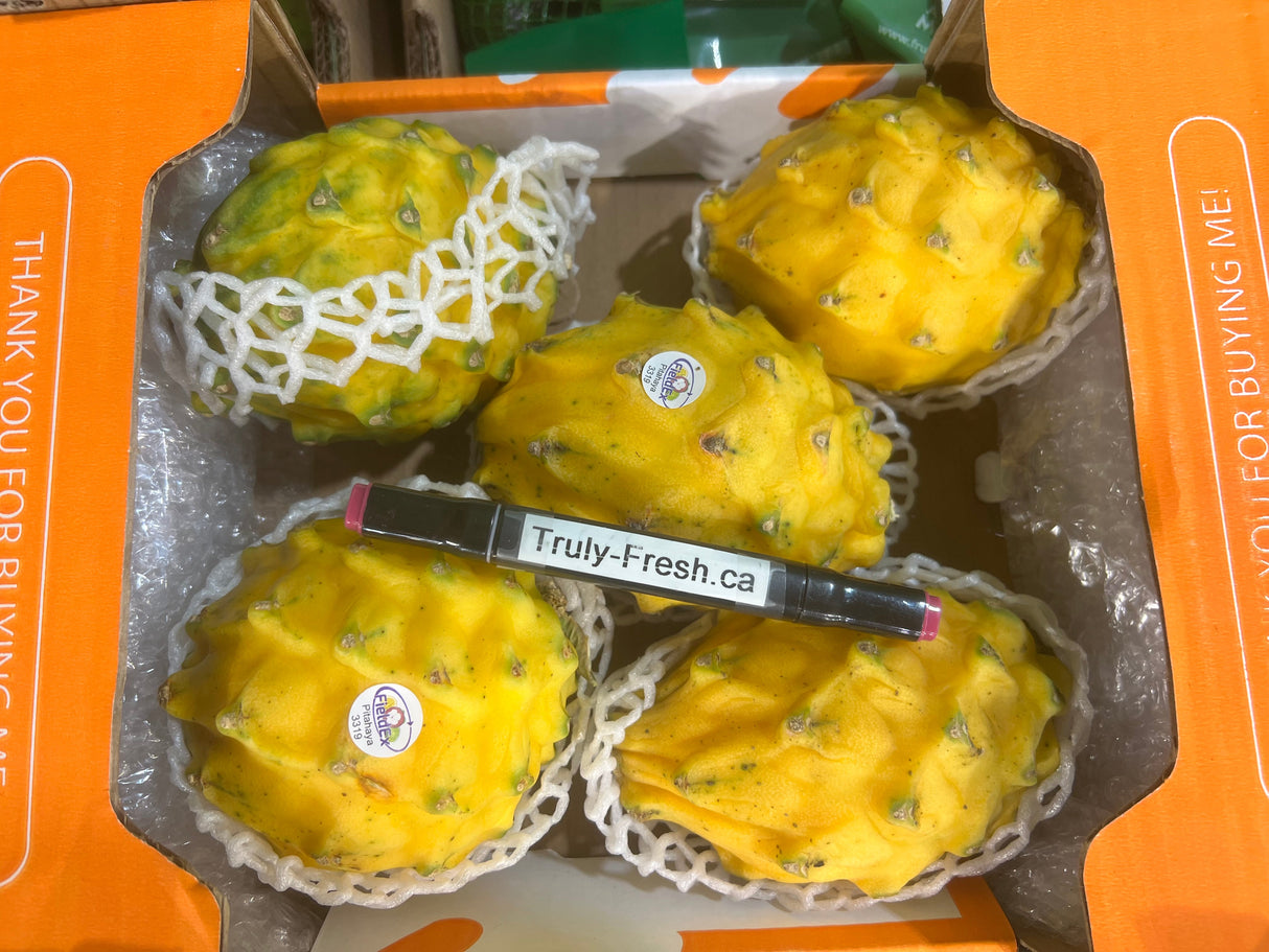【Colombia】Air Freight Yellow Dragon Fruit 1 Box 2.5kg