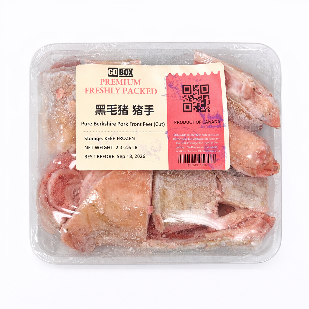 ❄️【GO BOX】黑毛猪猪手(前蹄切块)
