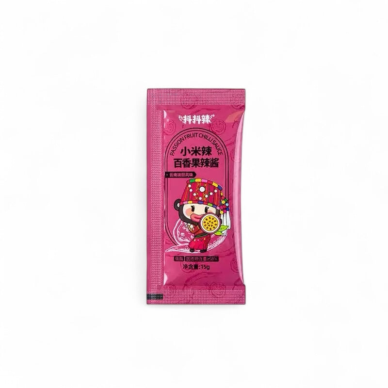 【Doudou spicy】Millet spicy passion fruit hot sauce 15g*20