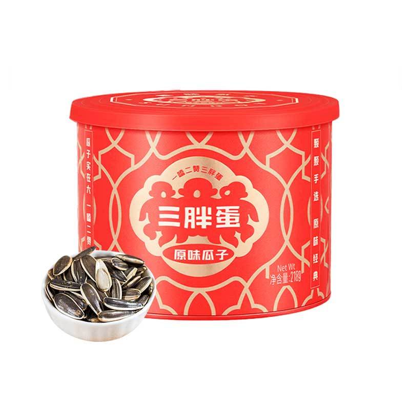 【三胖蛋】原味大瓜子(紅) 218克*3