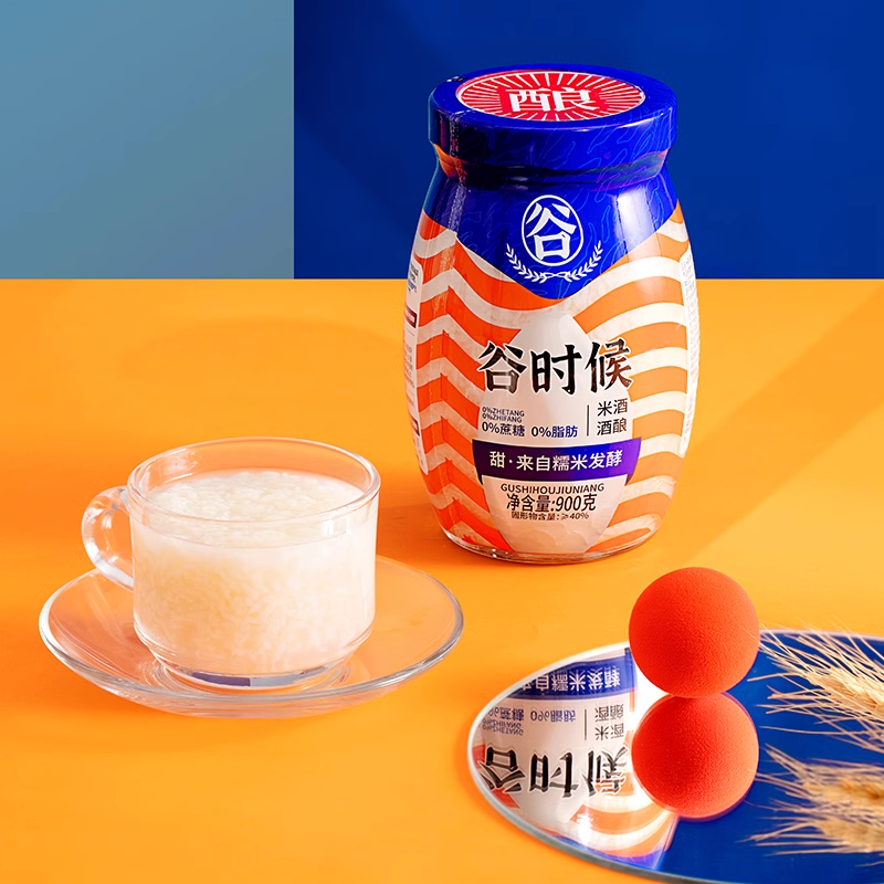 【米婆婆】谷时候零蔗糖米酒 900克*6