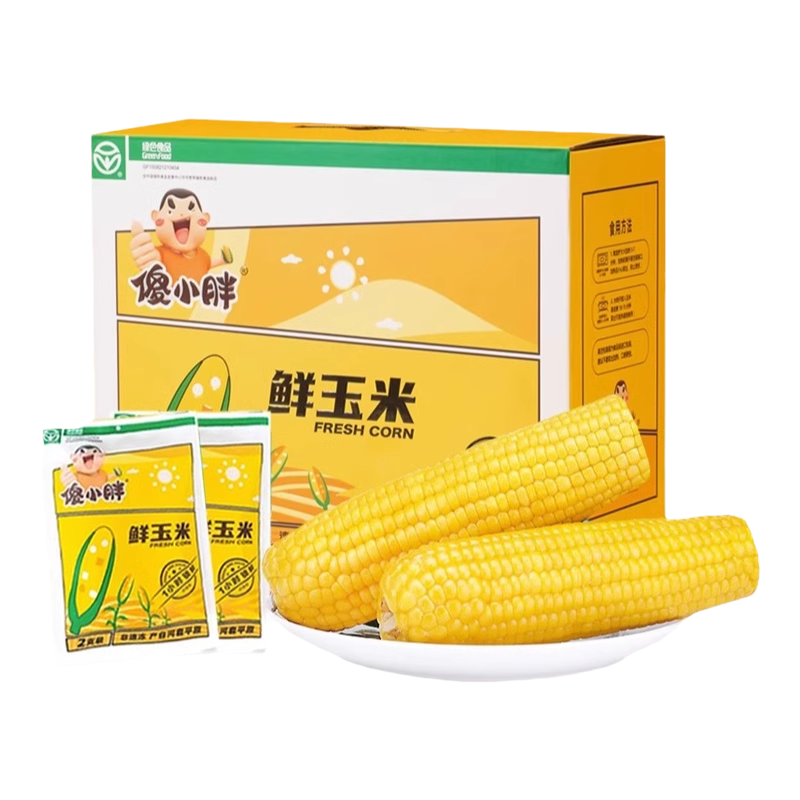 【Sha Xiaopang】Fragrant and glutinous corn gift box 200g*10 pieces
