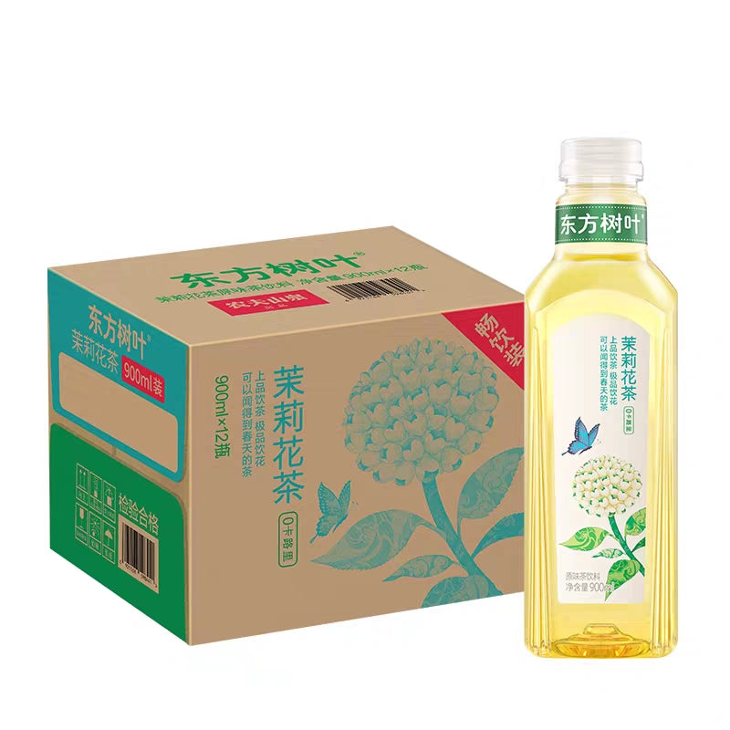 【农夫山泉】东方树叶 茉莉花茶 900ml*12大瓶