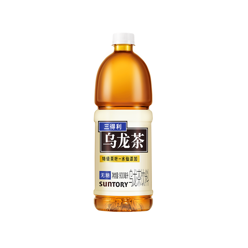 特价【三得利】无糖 乌龙茶 900ml*12大瓶