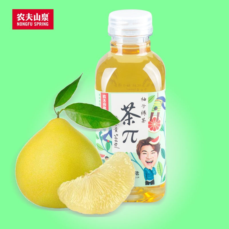 【农夫山泉】茶π 柚子绿茶 500ml*15