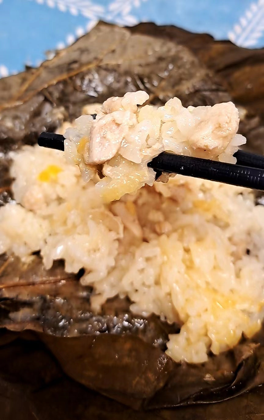 ❄️【Golden Chopsticks】Lotus-flavored glutinous rice chicken 9 pieces