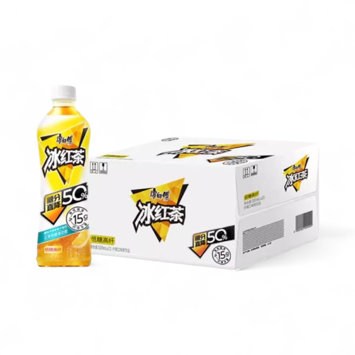 【康师傅】低糖高纤 冰红茶 500ml*15