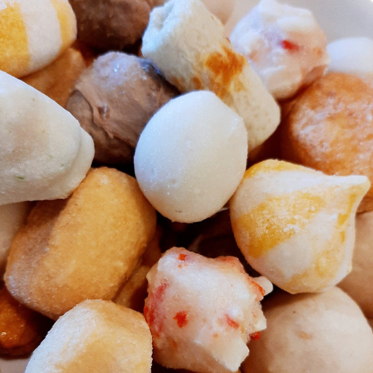 Cá viên chiên • Fried fish balls & assorted skewers – MM Bon Appétit