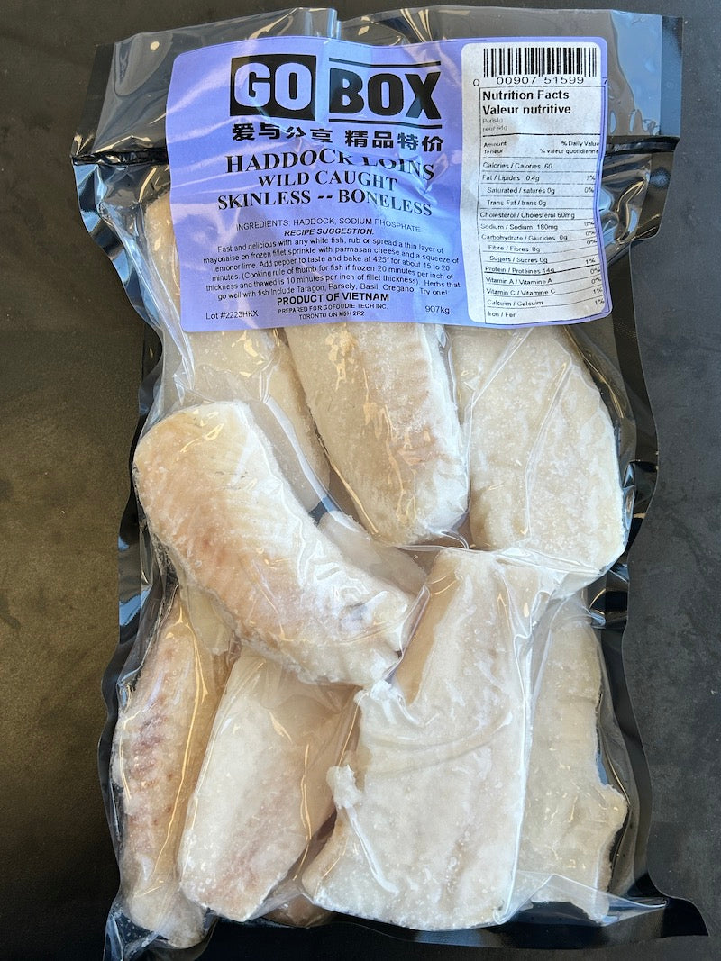 Restocking❄️Special price【GO BOX】Wild black haddock fillet 2 lbs