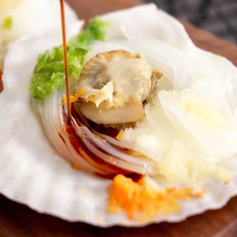 ❄️【Beiyang Seafood】Scallops with garlic vermicelli 200g*3