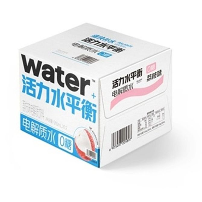 【果子熟了】活力水平衡 0糖 电解质水 荔枝味 910ml*12