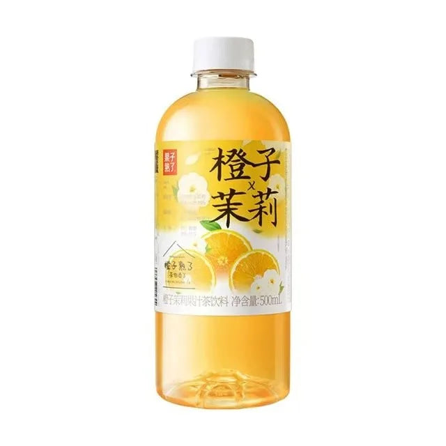 【果子熟了】橙子茉莉 果汁茶 500ml*15
