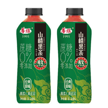 【Huaqi】Hawthorn Fruit Tea (Sugar-free) 1.28L*6