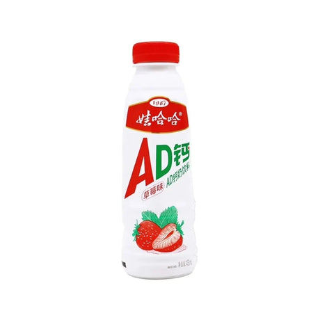 【Wahaha】AD Calcium Milk Strawberry Flavor 450ml*15