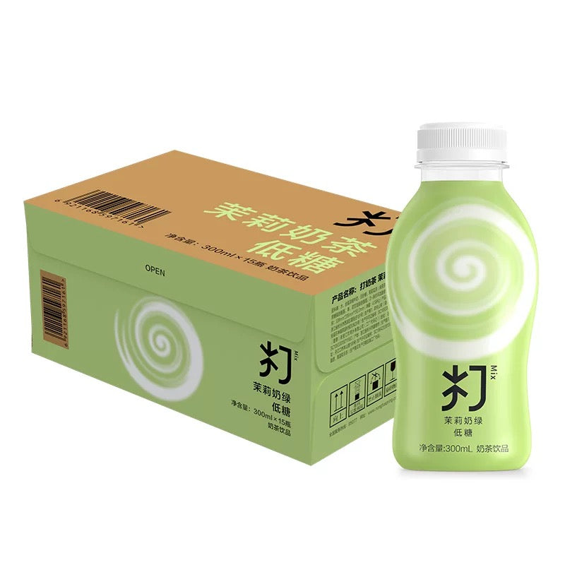 【Nongfu Spring】Low sugar milk tea jasmine milk green 300ml*15