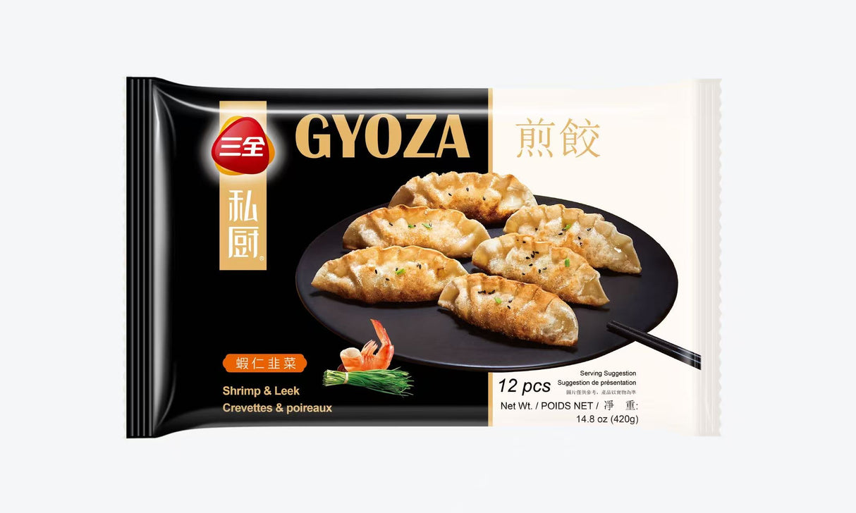 ❄️【三全】私房煎饺 虾仁韭菜
