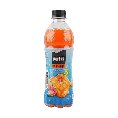 大特价【美汁源】热带果粒 复合果汁饮料 450ml*12