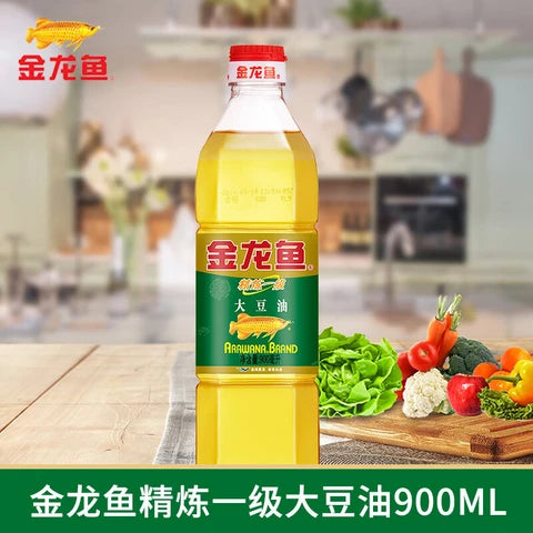 【金龙鱼】精炼一级大豆油 900ml*3