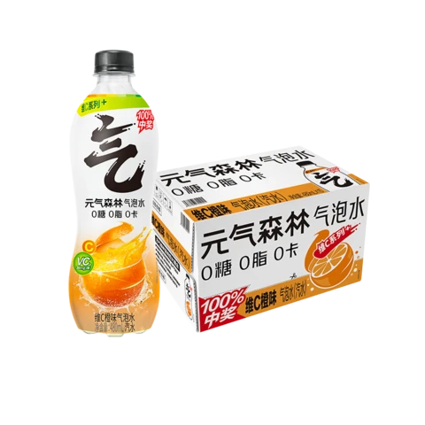 【元氣森林】維C橙味氣泡水480ml*15