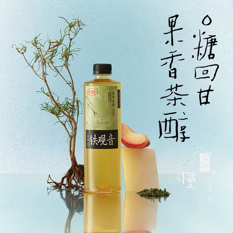 【Good Hope Water】Sugar-free tea white peach Tieguanyin 500ml*15