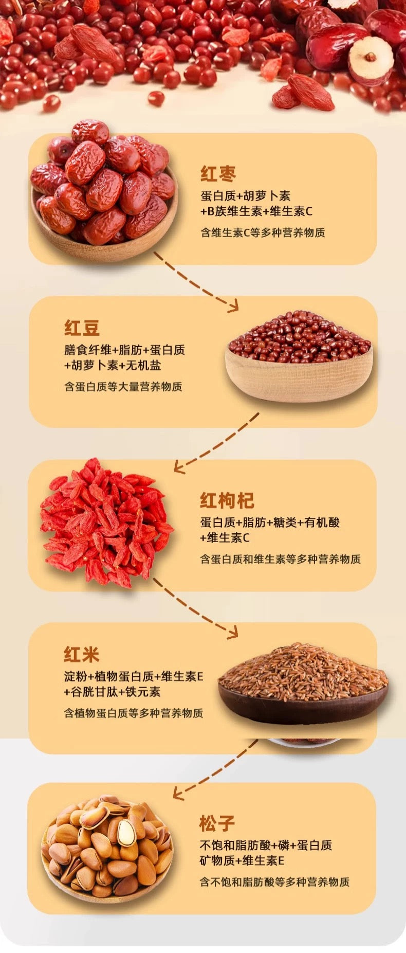 【菁养元】每日五红 植物蛋白饮料 388ml*15